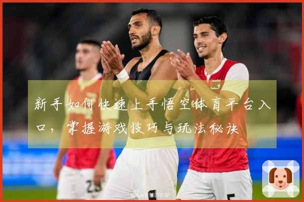 新手如何快速上手悟空体育平台入口，掌握游戏技巧与玩法秘诀
